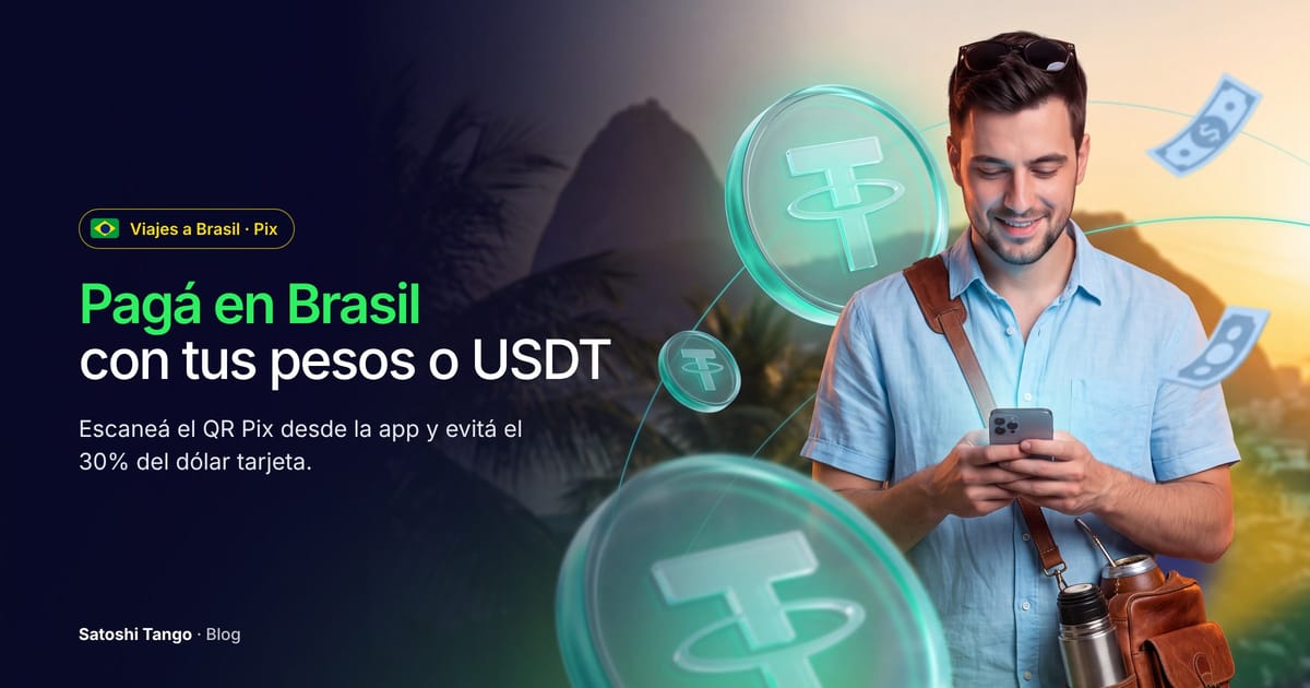 Pagar con Pix en Brasil desde Argentina: la alternativa al dólar tarjeta